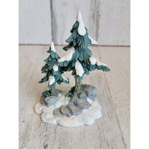 O'well green pine tree Vintage village‎ accessory Xmas